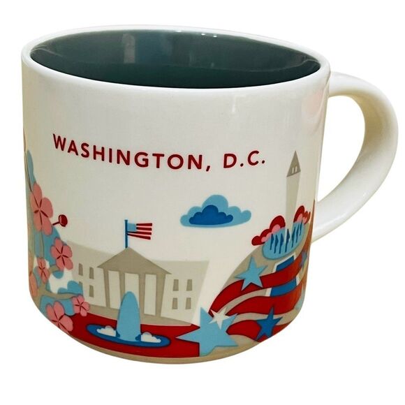 Starbucks Washington, D.C. You Are Here Collection Mug Cup 14oz - Picture 1 of 8